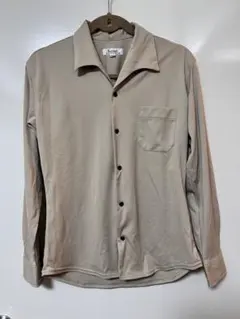 開襟シャツ 長袖