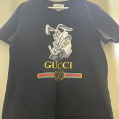「値下げ」GUCCI グラフィックプリント Tシャツ Mサイズ ブラック