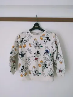 Disney ミッキー＆フレンズ 総柄 トレーナー
