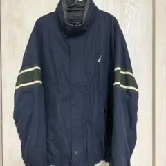 NAUTICA リバーシブル ジャケット ネイビー グレー