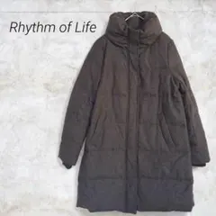 【Rhythm of Life】ダウンコートM グレーリズムオブライフ アウター