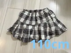 ⭐︎petit main⭐︎チェック柄フリルスカート 110サイズ