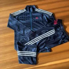 adidas ネイビー ジャージ上下セット M