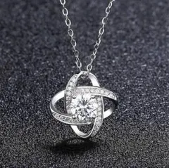 新品❣️CZダイヤネックレス　シルバーカラー　結婚式　披露宴【匿名配送】のサムネイル