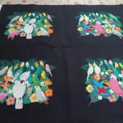 パネル生地　ルミユミさんのパネル生地中　ブラック8パネル