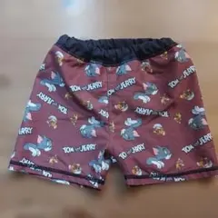 トムとジェリー ベビー　水着　 茶色　90㎝　スイムパンツ