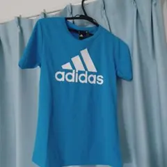 adidas Tシャツ　ブルー　サイズS 新品