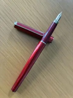 【昭和レトロ】セーラー万年筆 14K 赤軸×ゴールド　ヴィンテージ