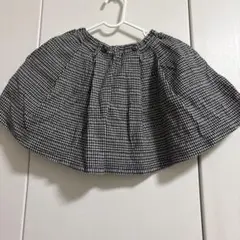 チェック柄キュロットスカート130