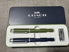 COACH ペンとボールペンセット 2本セット 専用缶ケース付きのサムネイル