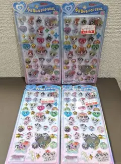 【正規品】パワーパフガールズ うるちゅるポップシール 4枚セット