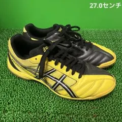 アシックス フットサルシューズ アルティスタ ワイド 5　イエロー×シルバー