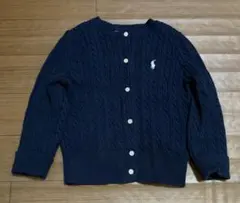 【美品】RALPH LAUREN ミニケーブル コットン カーディガン