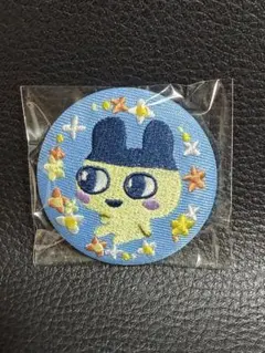 たまごっち 刺繍CANバッジ　まめっち　缶バッチ