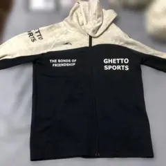 GHETTOSPORTS ジップパーカー