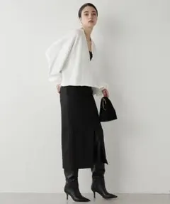 Whim Gazette スウェットVネックプルオーバー