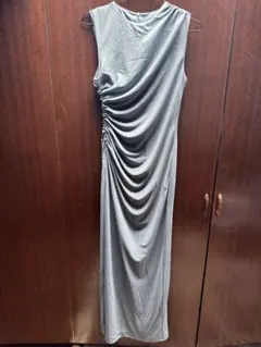 【新品】ZARAノースリーブロングドレス