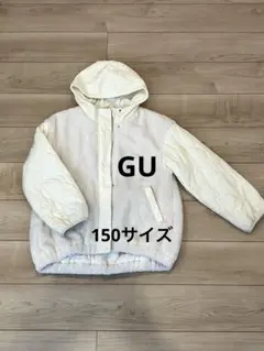 GU/ジーユー ヒートパデッドボアキルトブルゾン 150サイズ