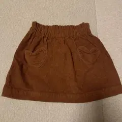 BONTON ハートポケットコーデュロイスカート