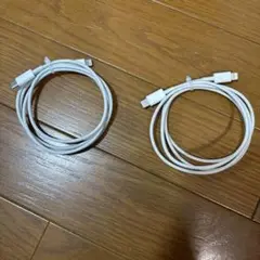 ホワイト USB-C Lightningケーブル 2本セット
