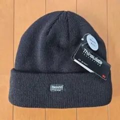 週末SALE✴️Thinsulate 3M ニット帽 フリーサイズ男女兼用 黒①