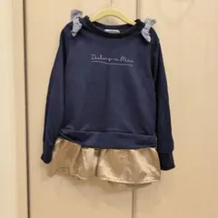 AURORA MOON 　ネイビー トレーナー　カットソー