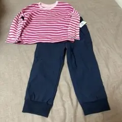 【2枚セット】UNIQLO ピンク長袖100 ＆　GAPパンツ105