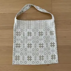 北欧ビンテージクロスのワンハンドルトートバッグ