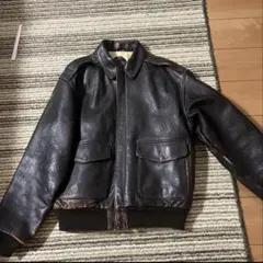 【yuto様専用】 レザー フライトジャケット アメリカ国旗デザイン A2