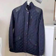 【美品】ラルフローレン キルティング ジャケットXS ネイビー