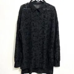 EMODA フロッキー花柄 シアーシャツのサムネイル