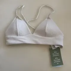 新品◆H&M トライアングルビキニトップ 白 ホワイトのサムネイル