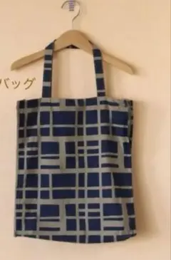 prit プリットマップチェックプリントトートバッグ