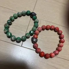 ビーズブレスレット　数珠
