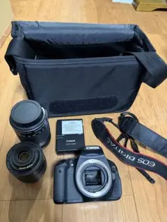 動作確認済み❣️Canon Kiss X5 デジタル一眼レフ 標準レンズセット✨ キヤノン（Canon） Canon EOS kiss X5 ダブルレンズセット デジタル