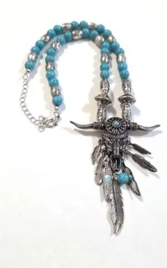 ウエスタンネックレス✨新品　　カウボーイネックレス　インディアン