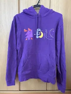 Stussy フォトプリント パーカー パープル S - メルカリ