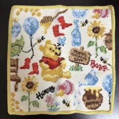 くまのプーさん シェニール織ハンカチ ディズニーストア