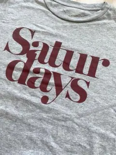 Saturdays Ｔシャツ レディース S グレー コットン100％のサムネイル