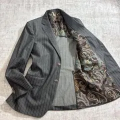 極美品✨ETRO テーラードジャケット 56サイズ 総リネン ペイズリー総柄