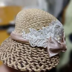 【Fairy.Hat】麦わらキャスケット帽　都内の帽子屋さんで購入