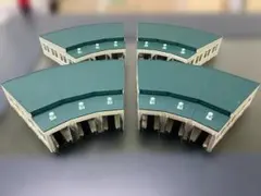 TOMIX トミックス 4053 扇形機関庫 x 4個セット ストラクチャー建物