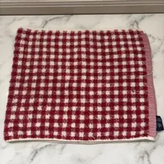 Ralph Lauren 赤白チェック柄フェイスタオル