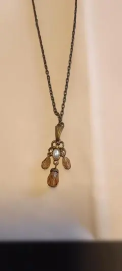 ビーズ装飾 ネックレス 調整可能