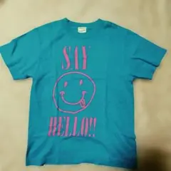 SMILEY FACE USA Tシャツ ターコイズ(2番目が近い)　Sサイズのサムネイル