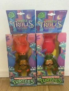 ソフビ・フィギュア5体セット　ザリキング、トロール、ミュータントタートルズ