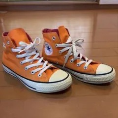 24㌢　CONVERSE ALL STAR オレンジ　ハイカット