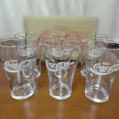 コカコーラ Enjoyグラス【DRINKマーク箱】6個セットのサムネイル