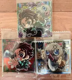 鬼滅の刃　デフォルメシールウエハース　其ノ六　炭治郎　伊之助【即購入OK】