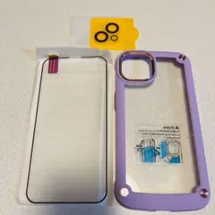 iPhone13ケース 衝撃吸収 クリア カバー 6.1 保護フィルム付き